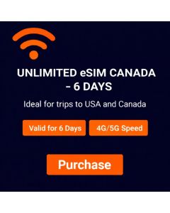 Unlimited eSIM CANADA - 6 Days