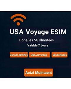 Unlimited USA eSIM - 7 Days.