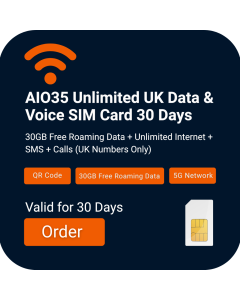 Install Three Mobile Go Roam SIM: Unlimited Voice & Data | £35 | 30 Days