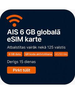 AIS 6 GB globālā eSIM karte