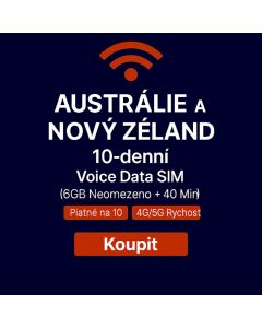 SIM DE DATOS ILIMITADOS DE AUSTRALIA Y NUEVA ZELANDA POR 10 DÍAS CON 6 GB DE DATOS DE ALTA VELOCIDAD