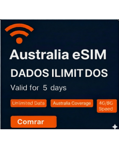Australia Unlimited Data eSIM – 5 Days | Fast 4G/5G Nationwide