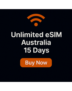 Australia Travel eSIM Unlimited Data – 15 Days 5G Internet Access