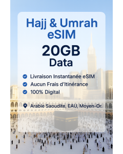 Orange Holiday eSIM dans le monde entier pendant 30 jours