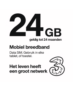 Three Alleen Data SIM 24GB