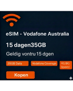 Vodafone Australia eSIM – 15 Days 35GB