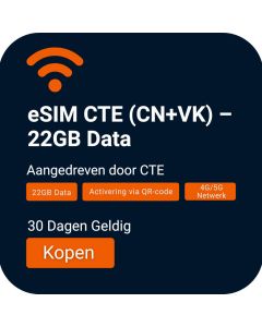 Activate eSIM – CTE (CN + UK) – 22GB for China and UK Travel