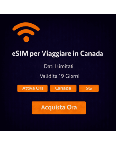 eSIM Canada illimitata per 19 giorni