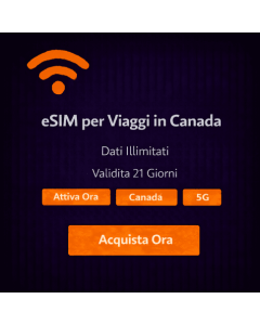 eSIM Canada illimitata per 21 giorni