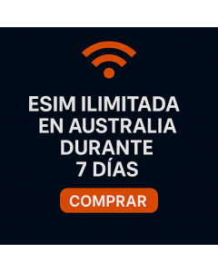 eSIM ilimitada en Australia durante 7 días