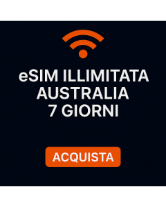 eSIM illimitata Australia 7 giorni