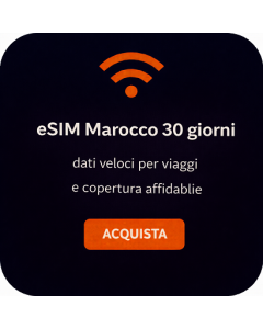eSIM Marocco 30 giorni: dati veloci per viaggi e copertura affidabile