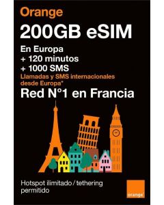 Orange Holiday Europe 200GB eSIM