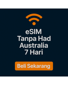 eSIM Tanpa Had Australia 7 Hari