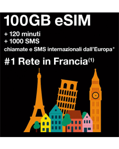 Esplora l'Europa con l'Esclusiva eSIM Europea da 100 GB!