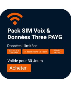 Commandez trois cartes SIM illimitées au Royaume-Uni | Appels et SMS inclus