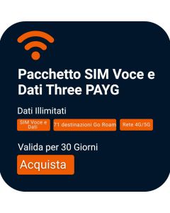 Acquista tre SIM dati illimitate nel Regno Unito | Chiamate e SMS inclusi