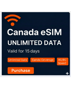 Unlimited Canada eSIM 15days