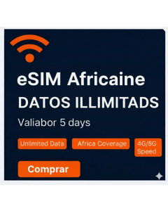 eSIM Africa Top Ilimitada – 5 Días