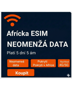 Travel Africa Top Unlimited eSIM 5 Dni