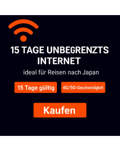 KDDI Japan eSIM für 15 Tage