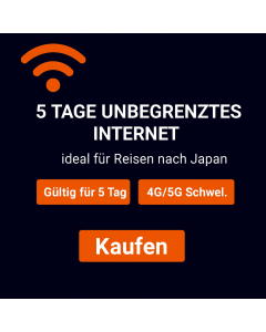 KDDI Japan eSIM für 5 Tage