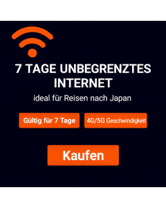 KDDI Japan eSIM für 7 Tage