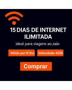 eSIM KDDI Japão válido por 15 dias