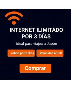 eSIM KDDI Japón por 3 días