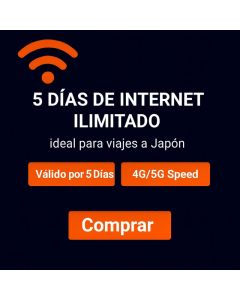 eSIM KDDI Japón por 5 días