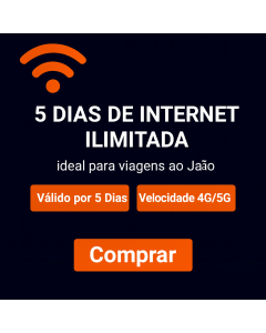 eSIM KDDI Japão válido por 5 dias