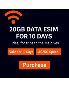 Dhiraagu eSIM For Maldives (10 Days)