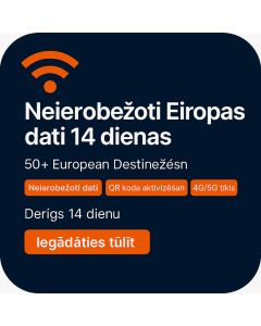 Neierobežoti Eiropas dati 14 dienas