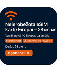 Neierobežoti Eiropas dati 28 dienas