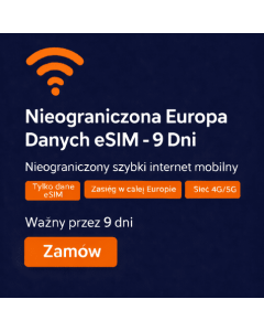 Nielimitowane dane w Europie – 9 dni