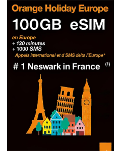 Orange Holiday 100 GB eSIM für Europa und Großbritannien