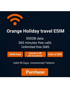 Orange Holiday 500GB European eSIM