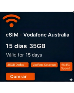 Vodafone Australia eSIM – 15 Days 35GB
