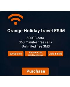 Orange Holiday 500GB European eSIM