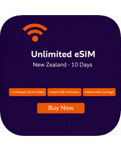Unlimited eSIM New Zealand - 10 Days