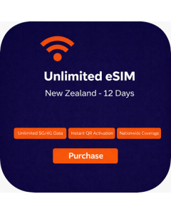 Unlimited eSIM New Zealand - 12 Days