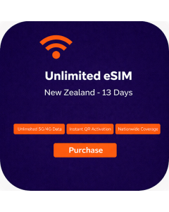 Unlimited eSIM New Zealand - 13 Days