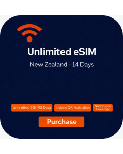 Unlimited eSIM New Zealand - 14 Days