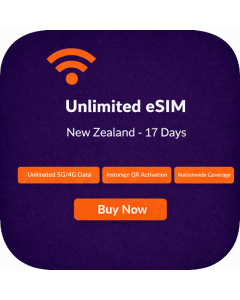 Unlimited eSIM New Zealand - 17 Days