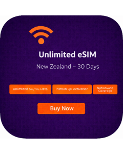 Unlimited eSIM New Zealand - 30 Days