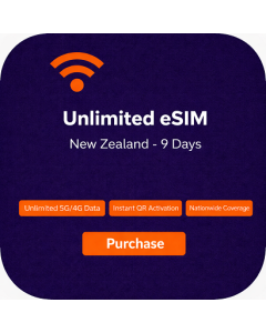 Unlimited eSIM New Zealand - 9 Days