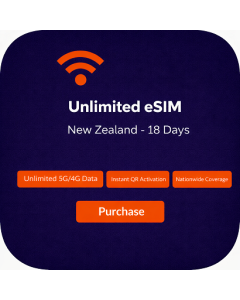Unlimited eSIM New Zealand - 18 Days