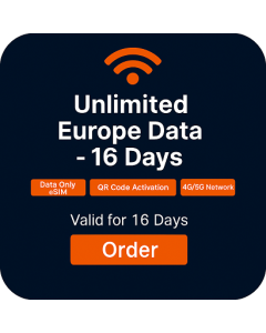 Unlimited Europe Data 16 days