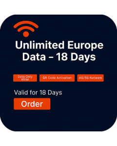 Unlimited Europe Data 18 days