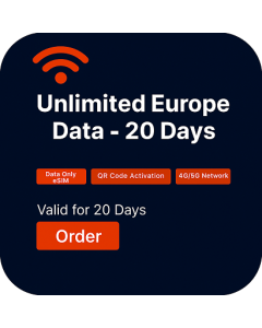 Unlimited Europe Data 20 days